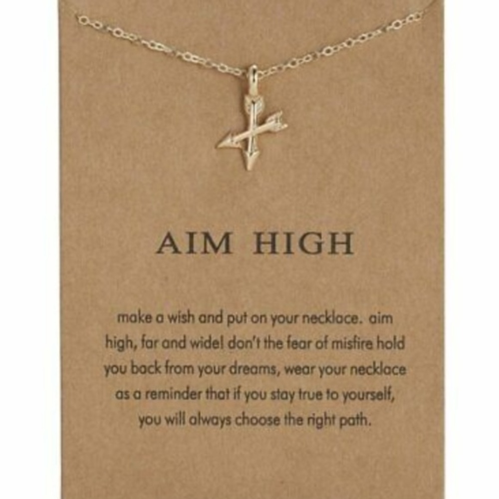 Gold Dipped🌟Aim High🌟Gift Card Necklace